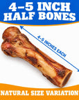 All Natural Smoked Pork Ham Pop Bones for Dogs Made in USA - 2 Count