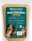 Green Lipped Mussel for Dogs and Cats, 75 Grams (250 Servings) 100% New Zealand Green Lipped Mussels for Hip & Joints, Helps with Arthritis, Joint Pain Relief