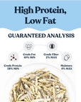 Freeze-Dried Minnows for Cats & Dogs – 100% Natural Single Ingredient Snack – High Protein, Grain-Free, Raw Diet Dog Treats – Omega-3 Fish – No Additives or Preservatives Minnows for Cats (2 Ounce)