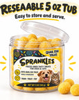 Freeze Dried Dog & Cat Treats, Quail Egg Yolk, Single Ingredient - 5 OZ