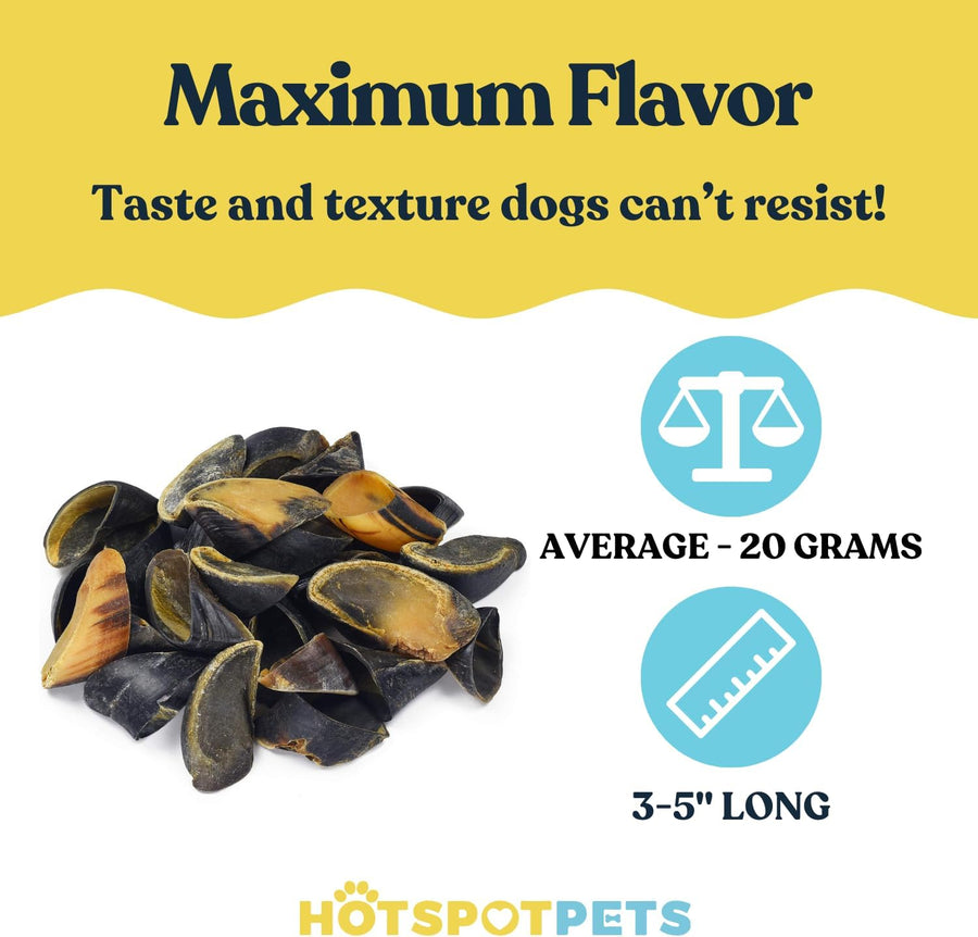 Whole Cow Hooves for Small, Medium & Large Dogs