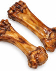 hotspot pets Meaty Beef Shin Bone Dog Treats 8” - Made in USA - 2 Count