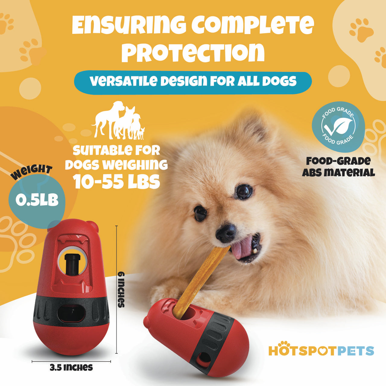 Bully Stick Holder for Dogs – Durable, &amp; Safe  – Fits Most Bully Sticks &amp; Dog Treats