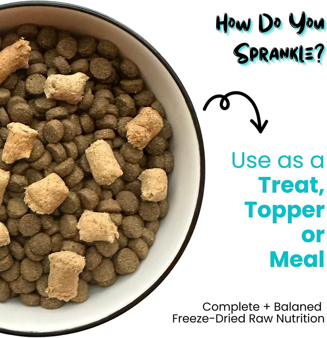 Freeze Dried Raw Meal Toppers For Dogs, Beef Recipe | Freeze Dried Treats at HotSpot Pets