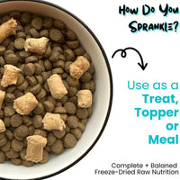 Freeze Dried Raw Meal Toppers For Dogs, Beef Recipe | Freeze Dried Treats at HotSpot Pets