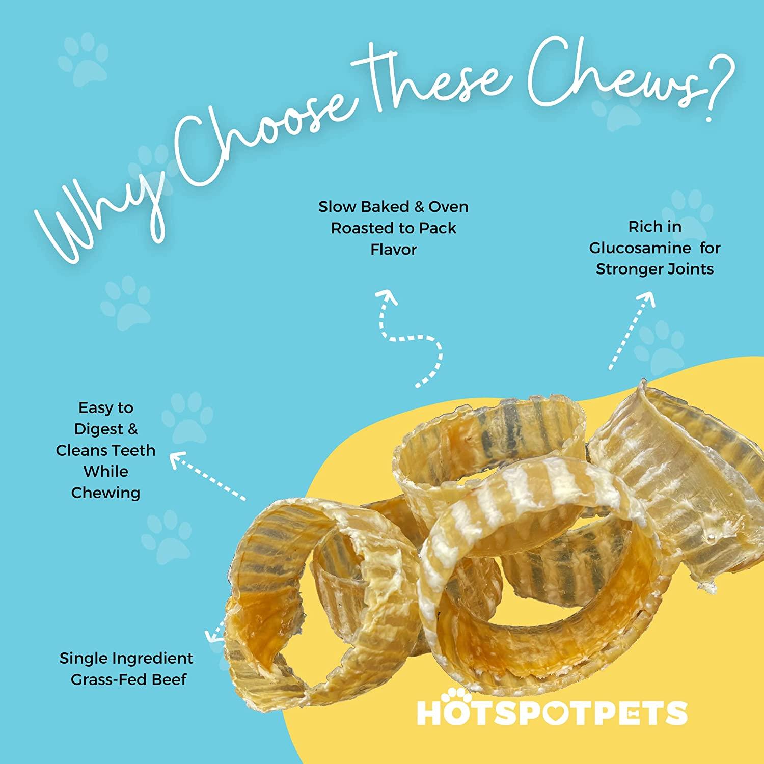 3" to 4" Beef Trachea Rings for All Dog Sizes | Trachea Chews at HotSpot Pets