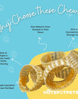 3" to 4" Beef Trachea Rings for All Dog Sizes | Trachea Chews at HotSpot Pets