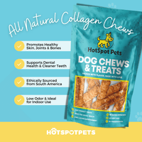 5" Beef Collagen Rolls for Small & Medium Dogs | Collagen Chews at HotSpot Pets