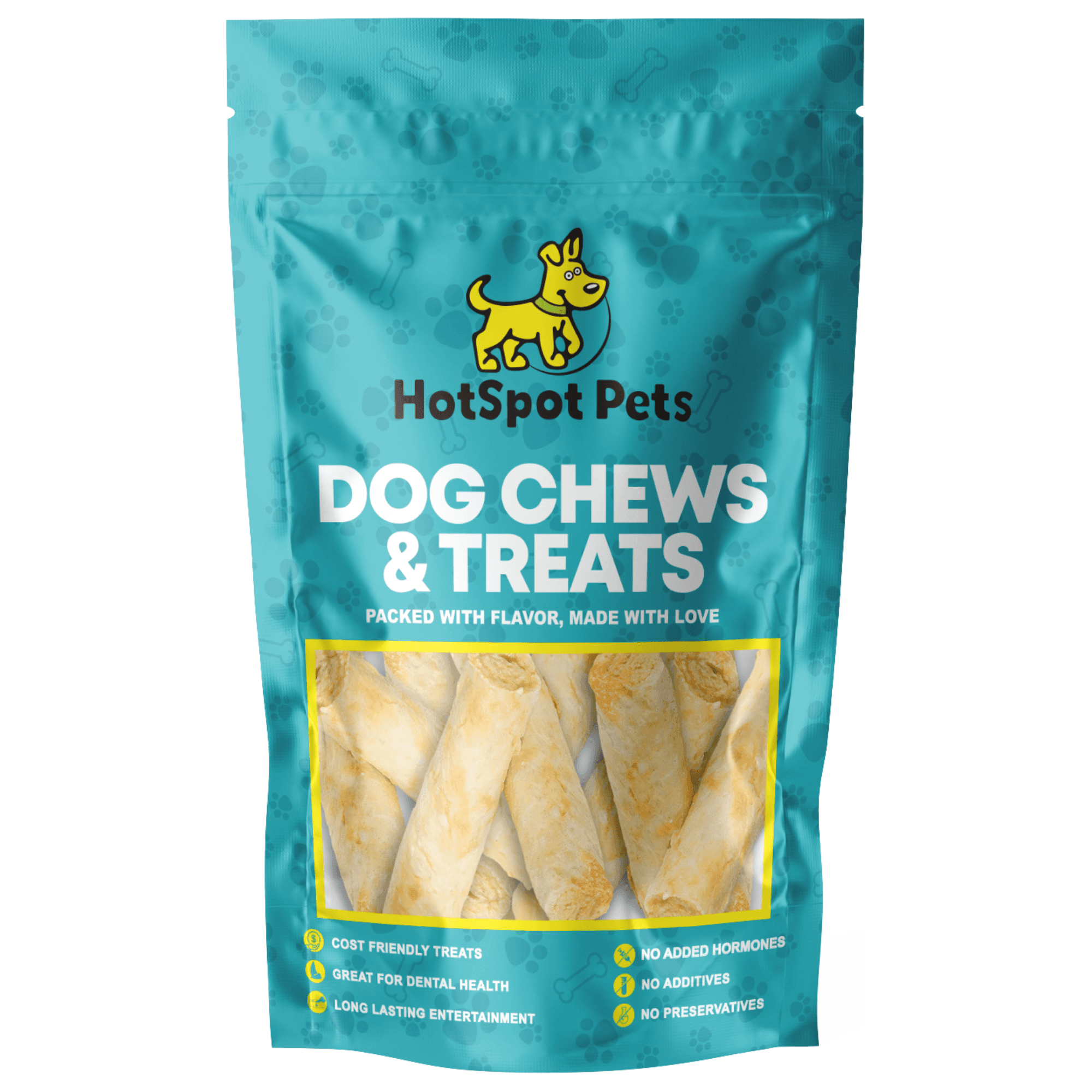 5" Chicken Collagen Rolls for Small & Medium Dogs | Collagen Chews at HotSpot Pets