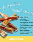6" Jumbo Bully Sticks for Small & Medium Dogs | Bully Sticks at HotSpot Pets