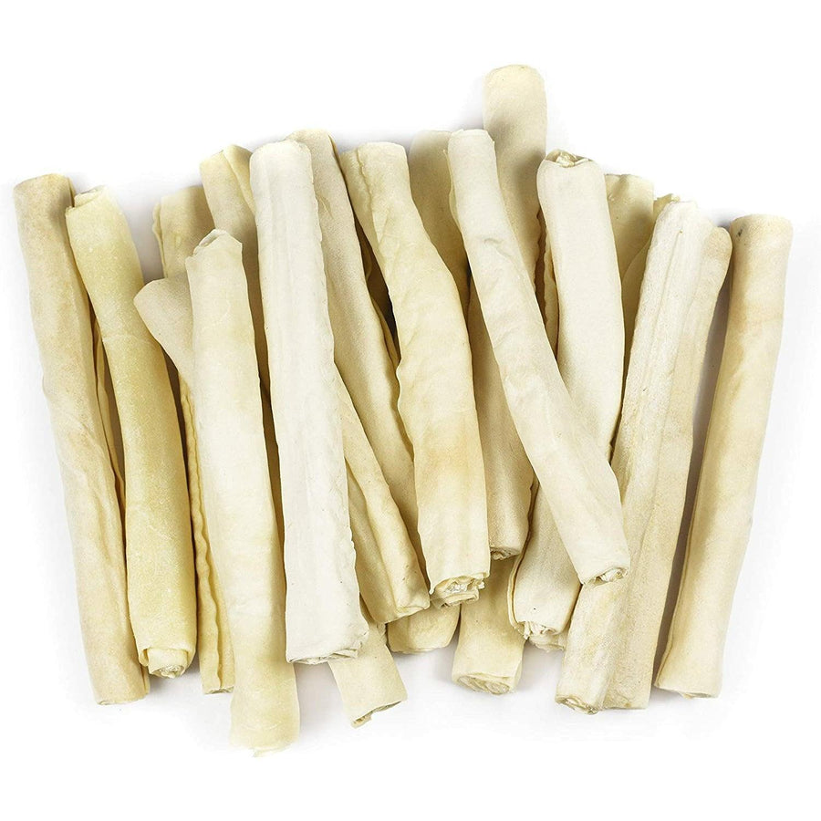 8" Rawhide Rolls for Medium & Large Dogs | Rawhide Chews at HotSpot Pets