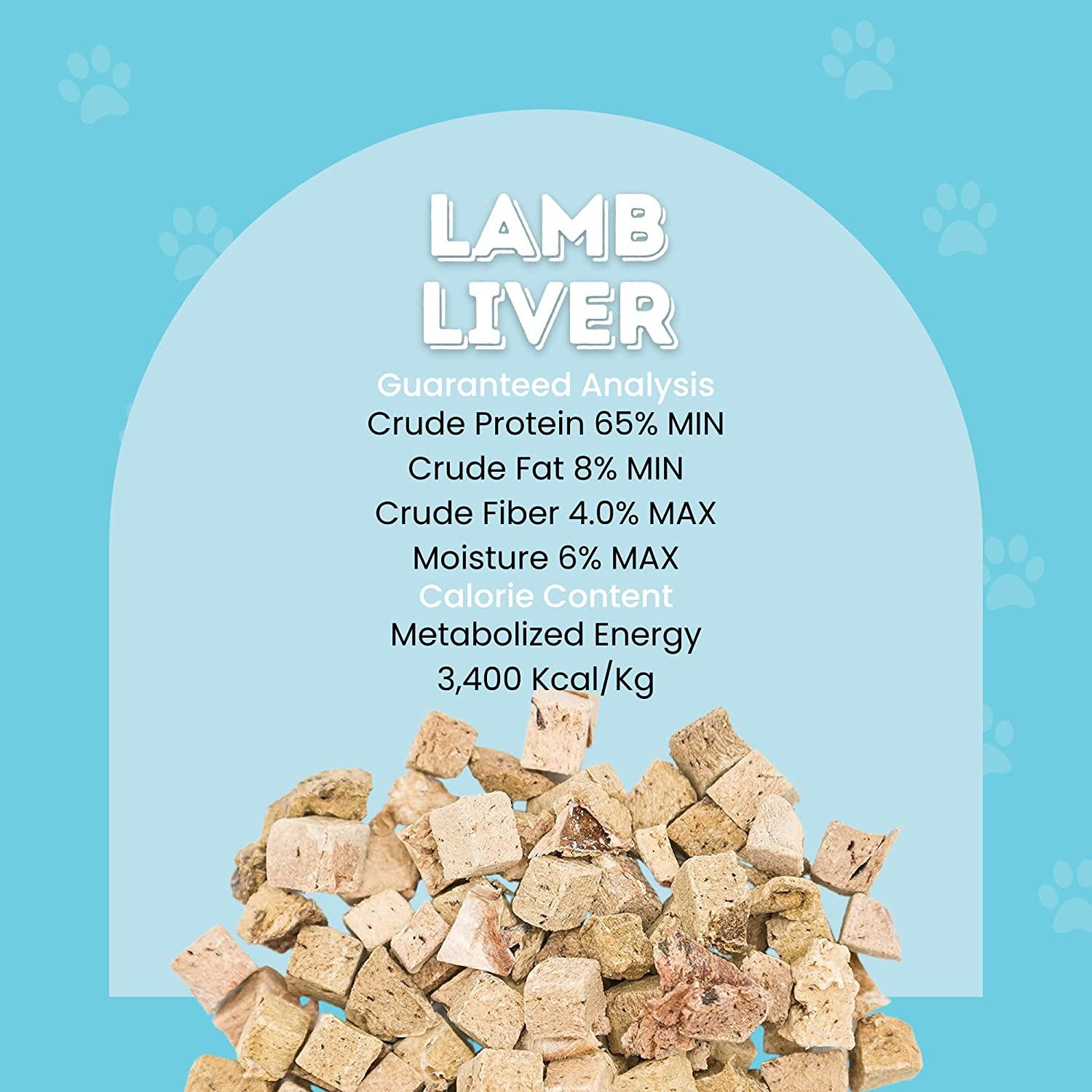 Freeze Dried Lamb Liver Treats for Dogs | Freeze Dried Treats at HotSpot Pets