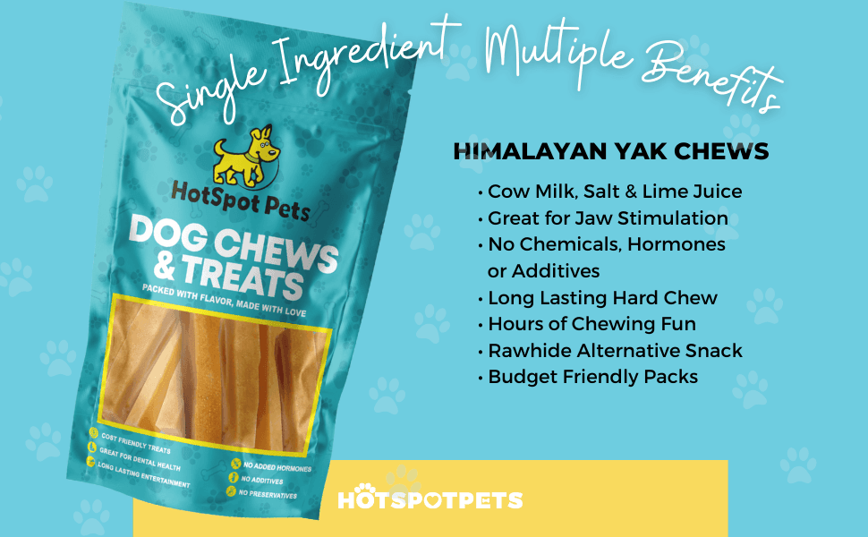 Himalayan Yak Chews for Medium Dogs | Yak Chews at HotSpot Pets
