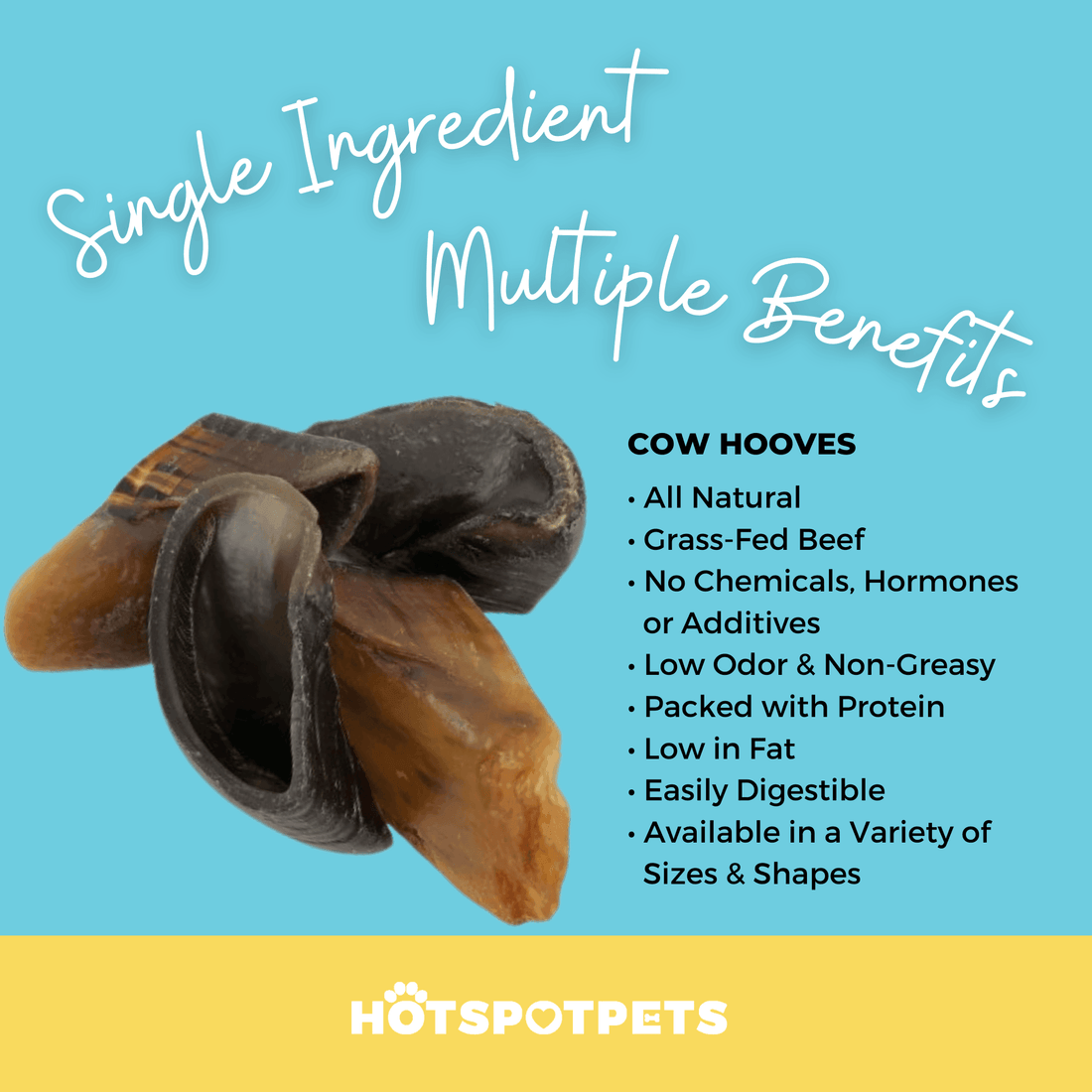Beef hooves for dogs safe best sale