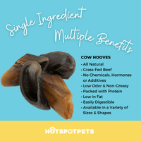 Whole Cow Hooves for Small, Medium & Large Dogs | Cow Hooves at HotSpot Pets